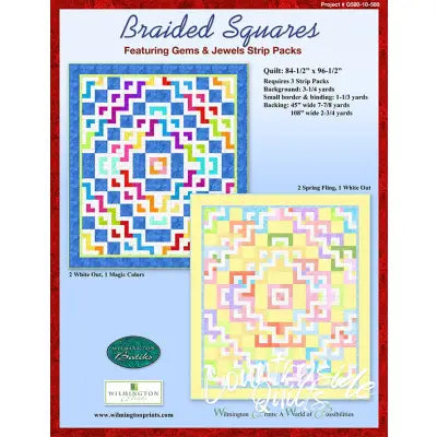 Braided Squares, Free Download below, will NOT SHIP.