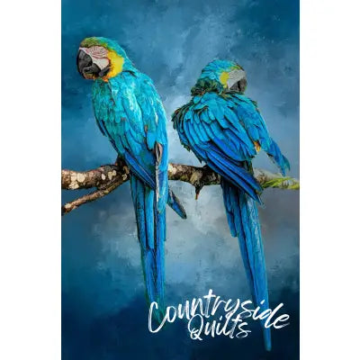 Bright Pair of MacCaws Panel 16.5in x 23.5in