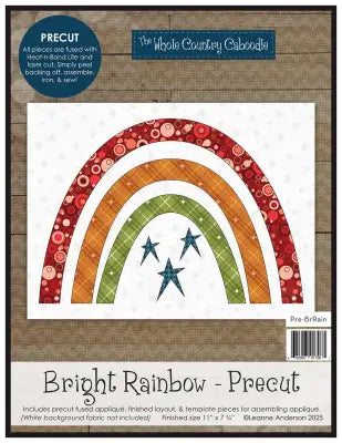 Bright Rainbow Precut Fused Applique Pack