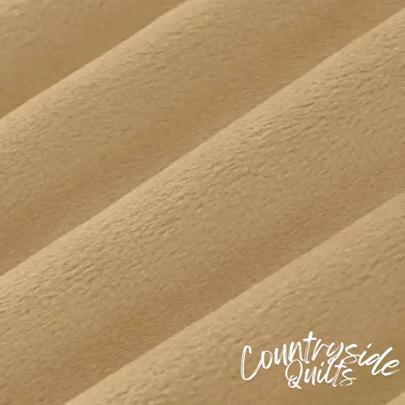 Brown Sand Cuddle 3 Extra Wide Solid Fabric per yard