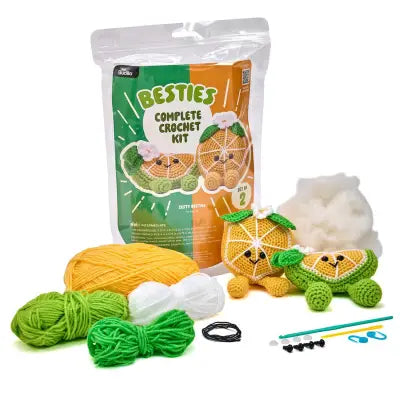 Bucilla Amigurumi Crochet Kit - Zesty Besties Pair