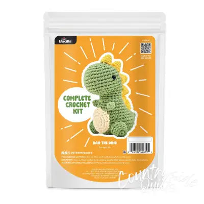 Bucilla Amigurumi Kit 5in Dan The Dino