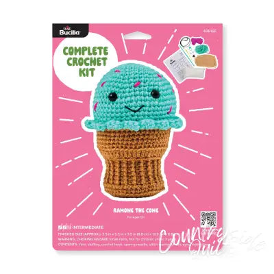 Bucilla Amigurumi Kit 5in Ice Cream Cone