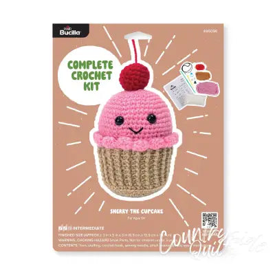 Bucilla Amigurumi Kit 5in Sherry Cupcake
