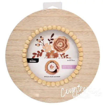 Bucilla Hoop Display 6in Beaded Circle