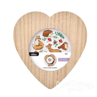 Bucilla Hoop Display 6in Heart