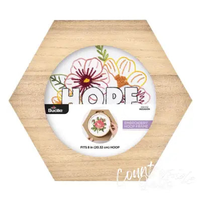 Bucilla Hoop Display 8in Hexagon