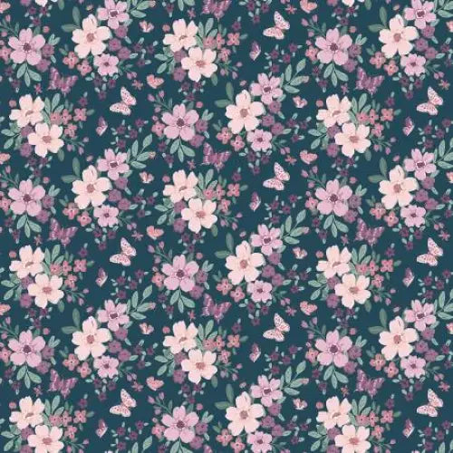 Buds & Butterflies Main Emerald 460921