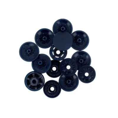 Bulk Plastic Finger Snaps 1000pc Navy