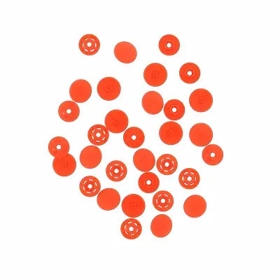 Bulk Plastic Finger Snaps 1000pc Orange