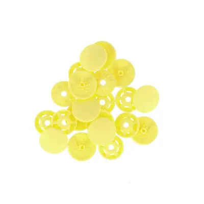 Bulk Plastic Finger Snaps 1000pc Yellow