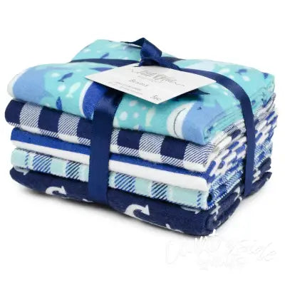 Bundle Flannel Sea 5Pc Little Feet Boutique