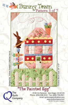 Bunny Town Block 3 Painted Egg