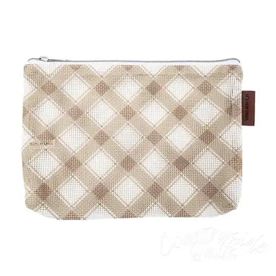 Burlap Mini Mad for Plaid Project Bag