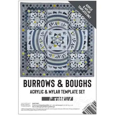 Burrows & Boughs Acrylic and Mylar Template Set