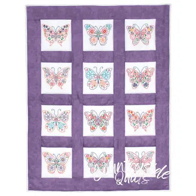 Butterflies 9 Theme Quilt Blocks"
