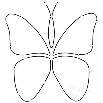 Butterflies Stencil