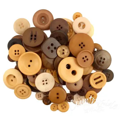 Button Grab Bag Cappuccino