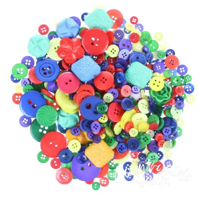 Button Grab Bag Primary Novelty