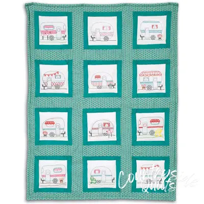 Campers 9in Theme Quilt Blocks