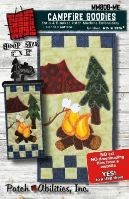 Campfire Goodies Cover Machine Embroidery Version
