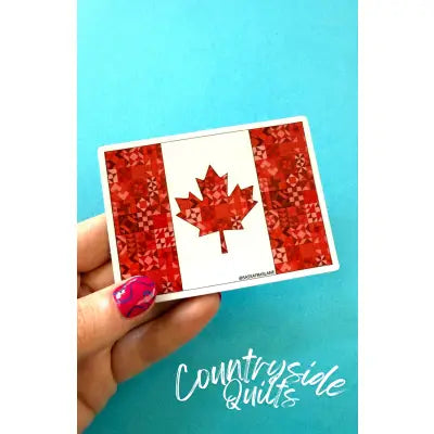 Canada Quilt Stickers 6pk