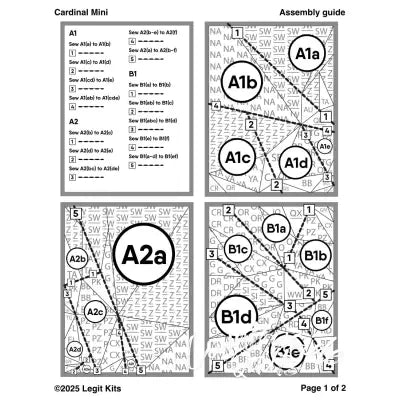 Cardinal Mini Quilt Kit