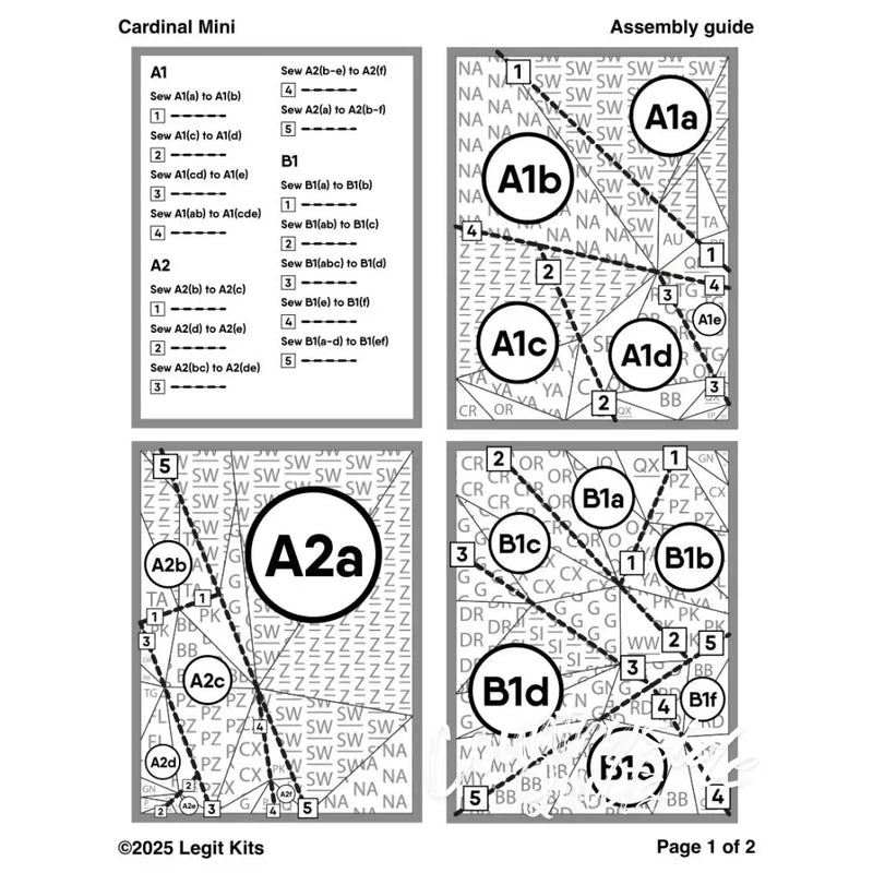 Cardinal Mini Quilt Kit QK068