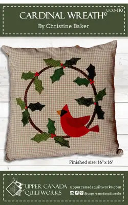 Cardinal Wreath Pillow