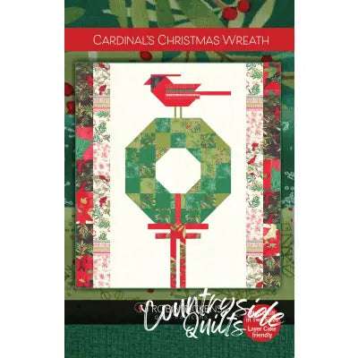 Cardinal's Christmas Wreath