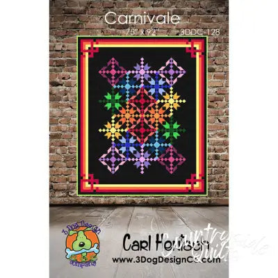 Carnivale Pattern by Carl Hentsch of 3 Dog Design Co.