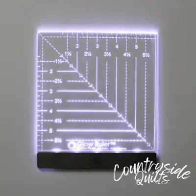 Carolina Moore Glow Ruler 6in Square Left Handed