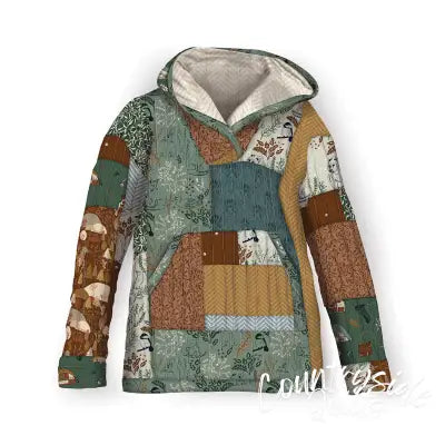 Casey Cometti Dancing Daisies Quilted Hoodie Pattern