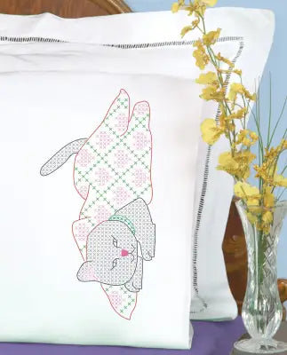 Cat In A Blanket Perle Edge Pillowcases