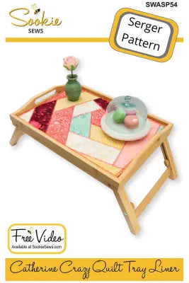 Catherine Crazy Quilt Serger Tray Liner