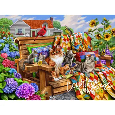 Cats and Quilts 1000pc