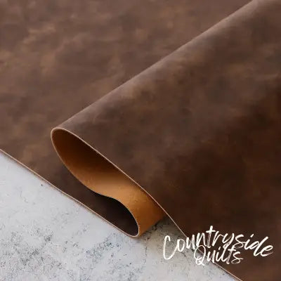 Cedar Rugged Faux Leather 1/2yd