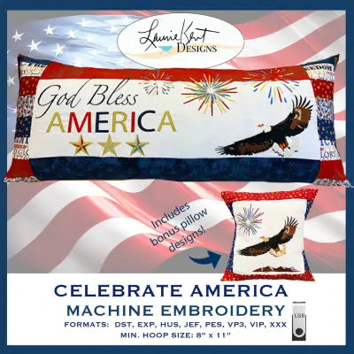 Celebrate America PLW Embroidery USB