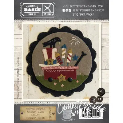 Center Circle Woolen Mats July