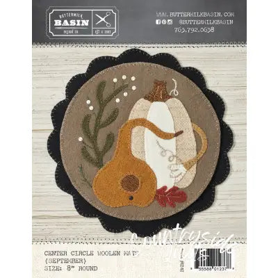 Center Circle Woolen Mats September