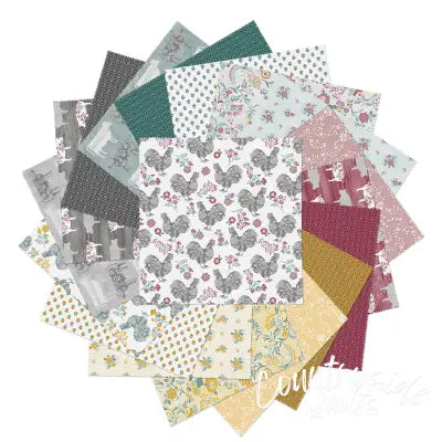 Chalk Barn 10in Squares, 42pcs/bundle