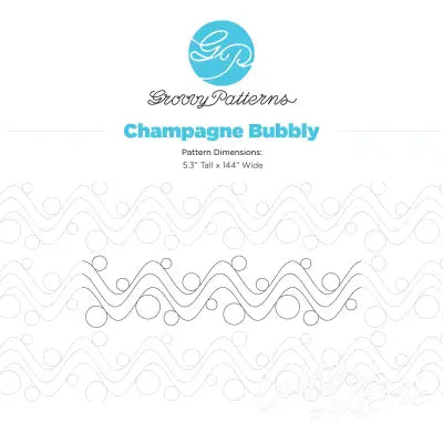 Champagne Bubbly Paper Pantograph