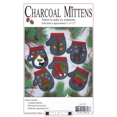 Charcoal Mittens