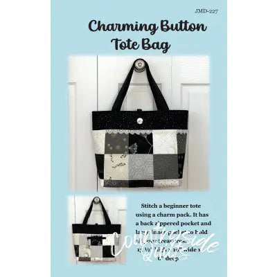 Charming Button Tote Bag Pattern