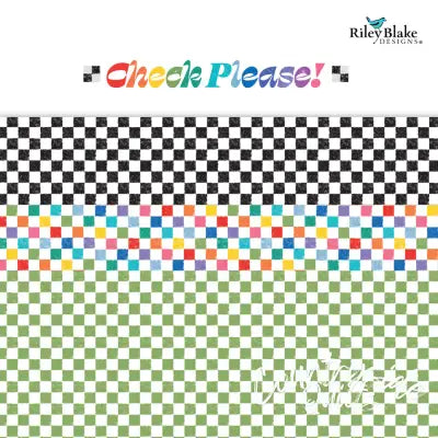 Check Please Fat Quarter Bundle, 30pcs/bundle