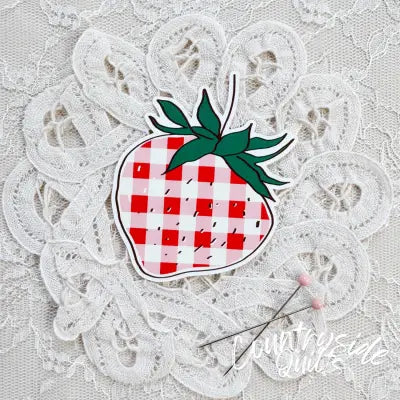 Check Strawberry Stickers 10pk