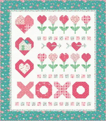 Cherry Blossoms Quilting Heart Blooms Quilt Pattern