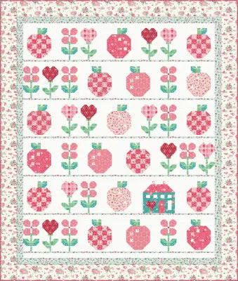 Cherry Blossoms Quilting Strawberry Cottage Quilt Pattern
