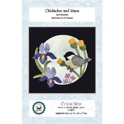Chickadees and Irises