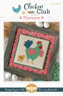 Chicken Club Cross Stitch Pattern of the Month 2 Florence